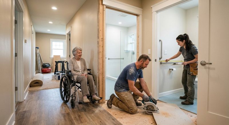 Senior Bathroom Renovation in Alpharetta, GA